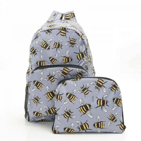 bee print backpack