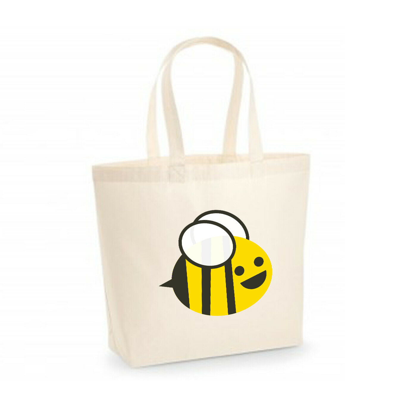bee print tote bag