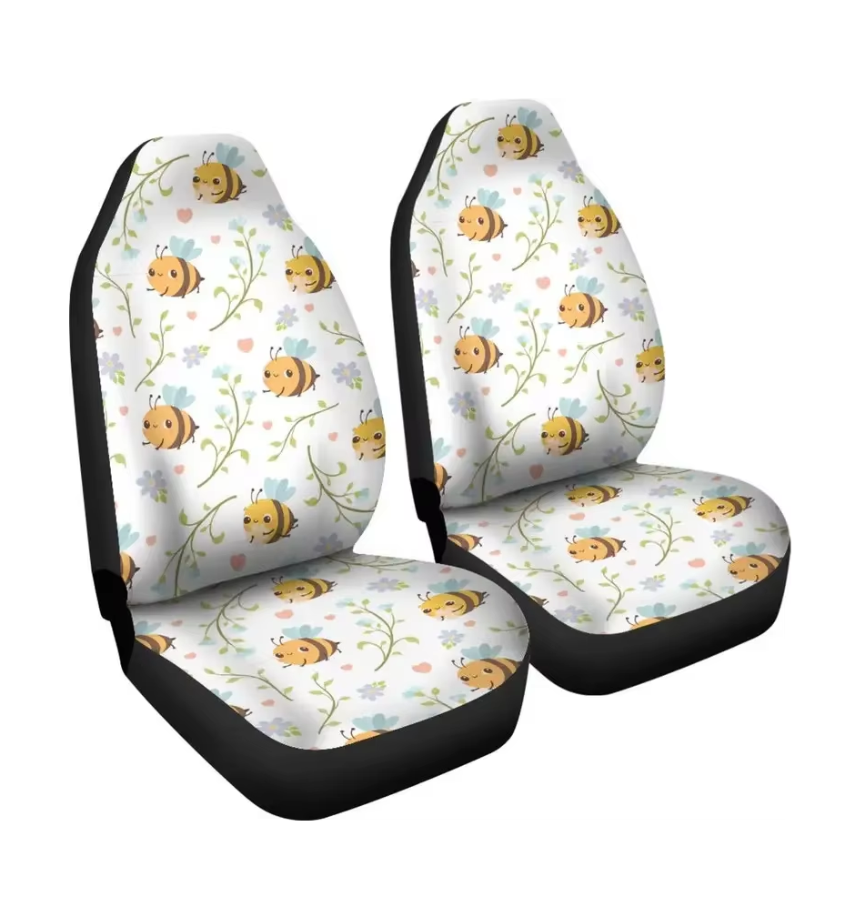 bee theme car seat covers