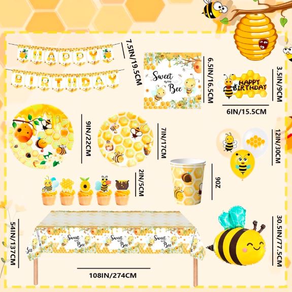 bee party set