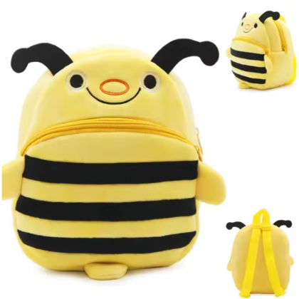 Cute Bee Plush Backpack for Kids