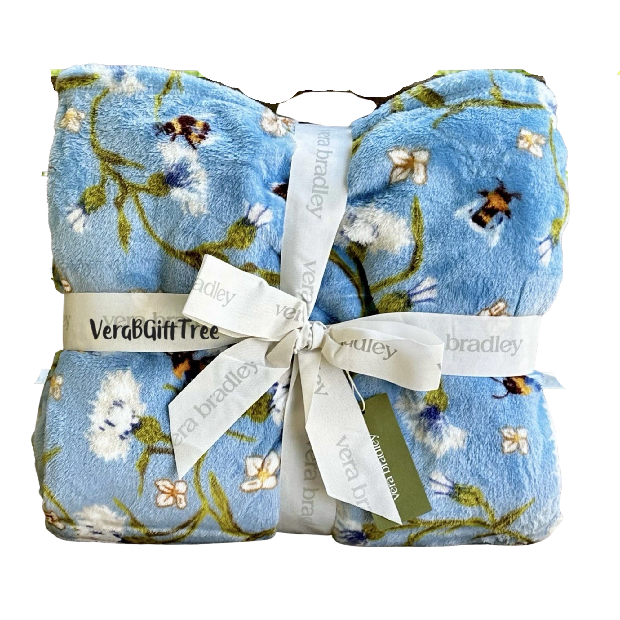 Bee Garden Plush Throw Blanket
