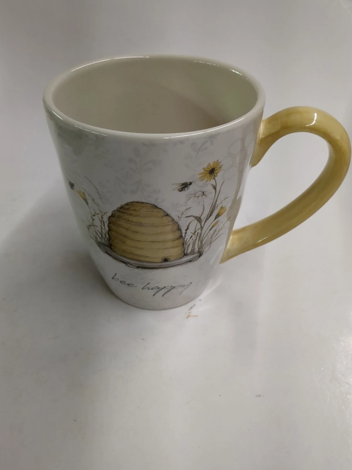 Bee Happy Ceramic Coffee Mug